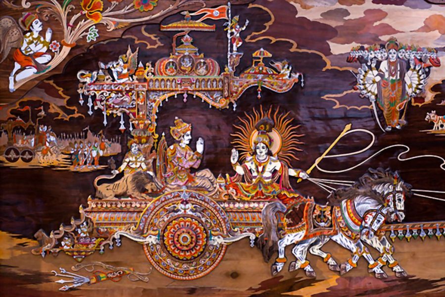 Reflections on the Mahabharata 4: Krishna and Arjuna - AuroMaa